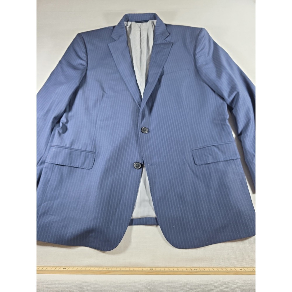 Brooks Brothers Men's 46 R Navy Blue Wool-Polyester Blazer Explorer Regent Fit